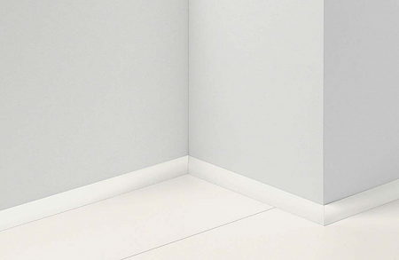 Lišta PARADOR Štvrťkruhový profil Jednofarebná biela D001 1745529